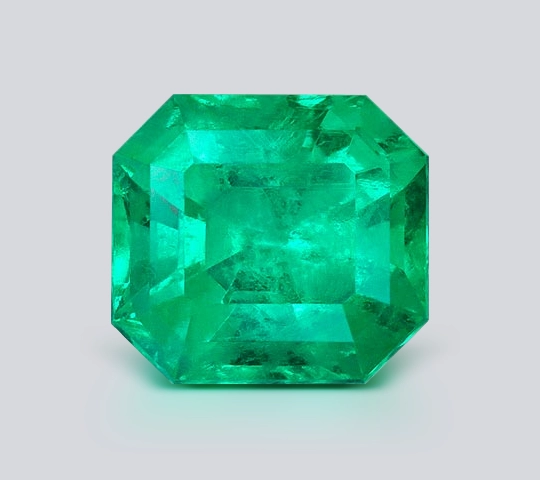 Octagon cut Emerald