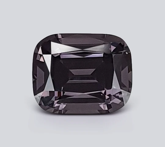 Octagon cut Gray Spinel