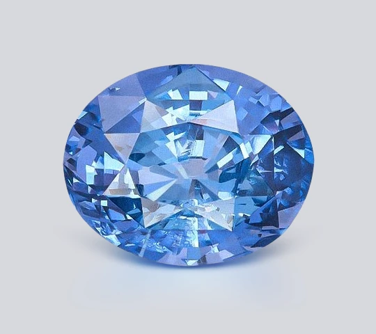 Octagon cut Blue and light-blue spinel
