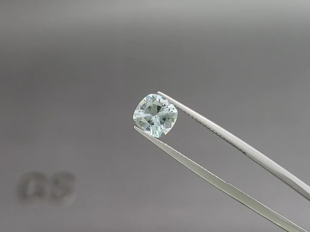 Aigue-marine taille coussin de 1,51 carat, Madagascar  Image №3