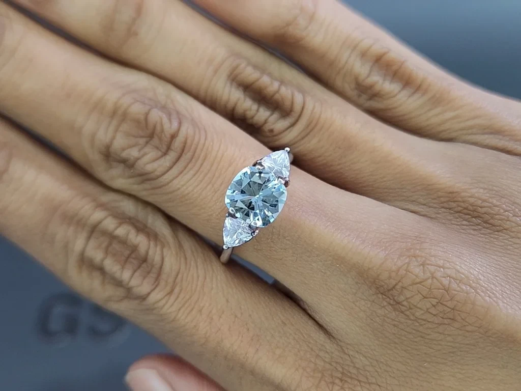 Aigue-marine taille coussin de 1,51 carat, Madagascar  Image №5