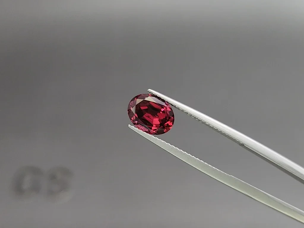 Satz rhodolith-granate ovalschliff 6,58 karat, Madagaskar Image №3