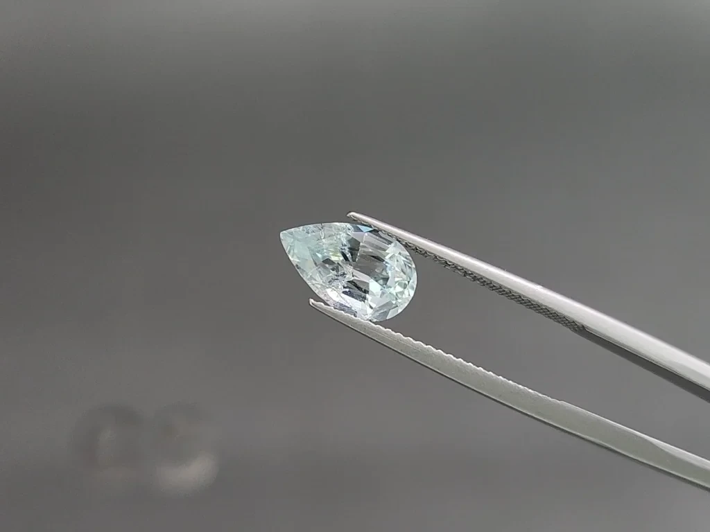 Set of aquamarines pear cut 4.07 carats, Madagascar Image №3