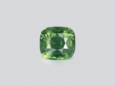 Zircon vert taille coussin de 6,33 carats, Tanzanie  photo