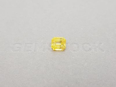 Octagon golden yellow sapphire 3.11 ct, Sri Lanka photo