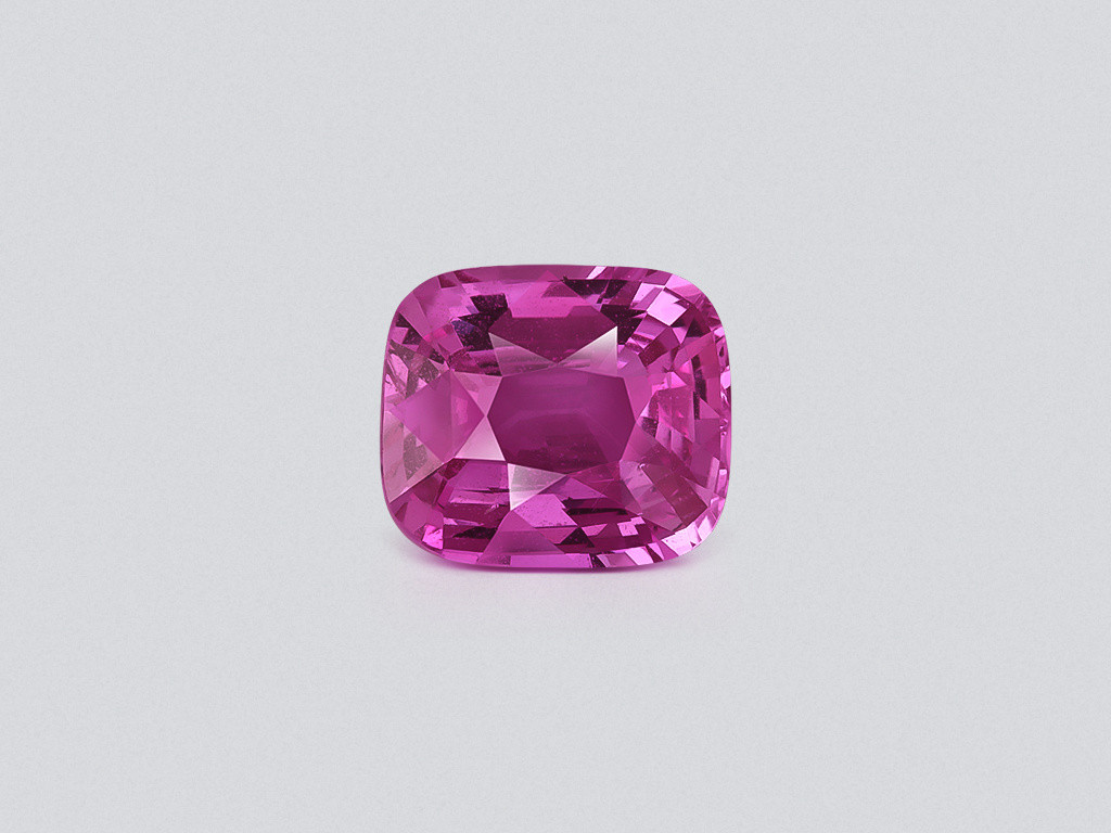 Unbeheizter leuchtend rosa saphir im kissenschliff 7,01 carats, Sri Lanka   Image №1