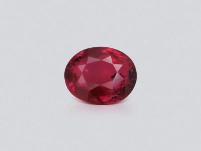 Unheated ruby Pigeon blood oval cut 1.04 carats, Mozambique photo
