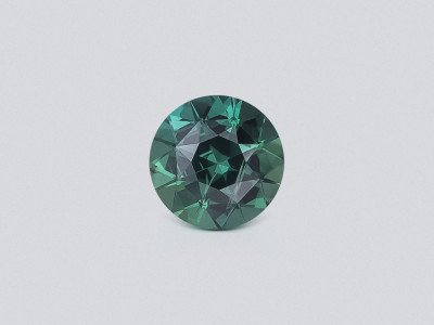 Sapphire Teal round cut 4.55 carats, Madagascar photo