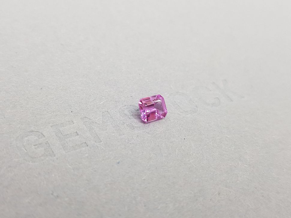 Pink unheated sapphire 0.85 ct, Madagascar Image №2