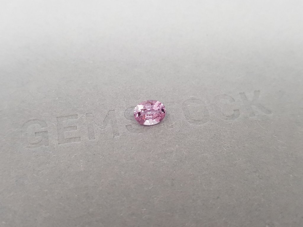 Pale pink unheated oval cut sapphire from Madagascar 0.82 ct Image №2