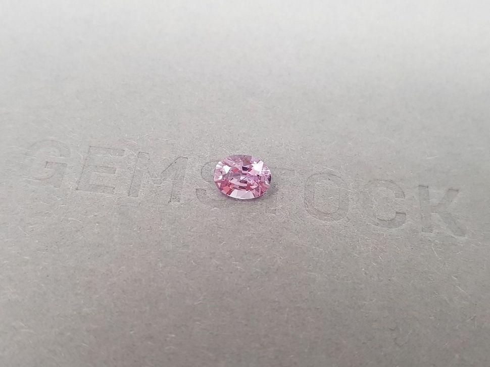 Pale pink unheated oval cut sapphire from Madagascar 0.82 ct Image №3