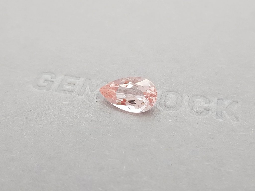 Morganite taille poire 3.54 ct Image №3