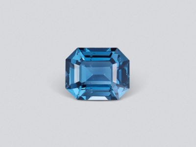 Cobalt blue spinel in octagon cut from Tanzania 1.49 carats photo