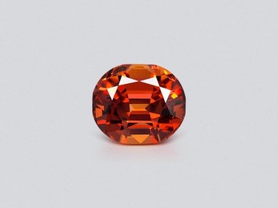 Deep orange oval cut spessartite garnet 8.66 carats  photo