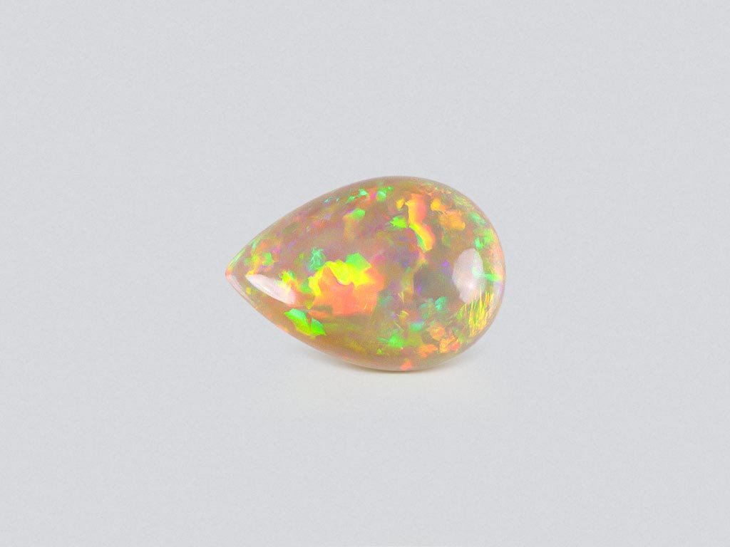 Schwarzer opal cabochon schliff 11,56 carats, Äthiopien Image №1