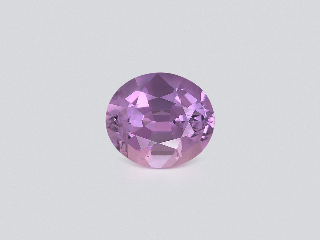 Purple spinel oval cut 1.84 carats, Tanzania Image №1
