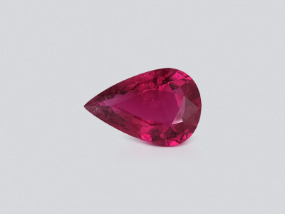 Tourmaline rubellite pear cut 4.37 carats, Africa photo