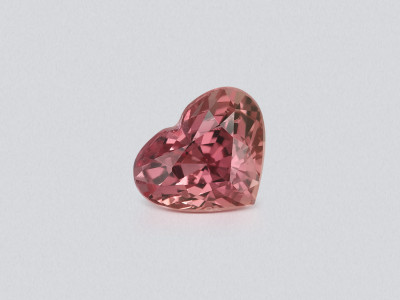 Unbehandelter Padparadscha-saphir im herzschliff 1,00 karat, Sri Lanka  photo