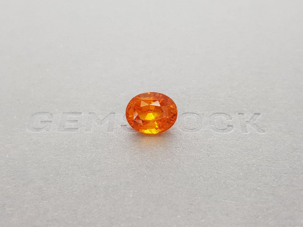 Bright orange sapphire 5.41 ct, Sri Lanka Image №1