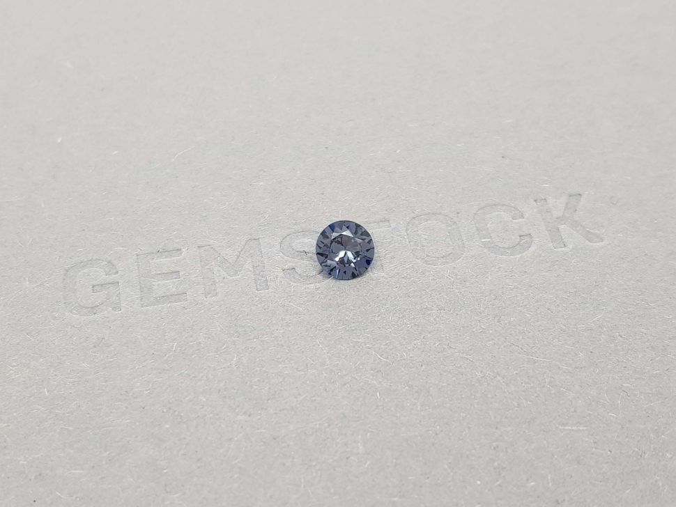 Burmese gray spinel round cut 0.54 ct Image №2