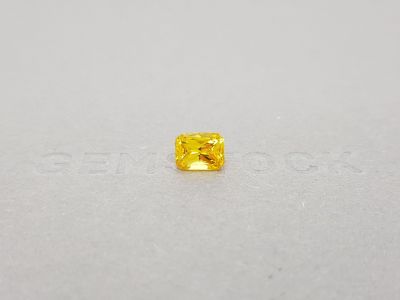 Bright yellow radiant cut sapphire 2.10 ct, Sri Lanka photo