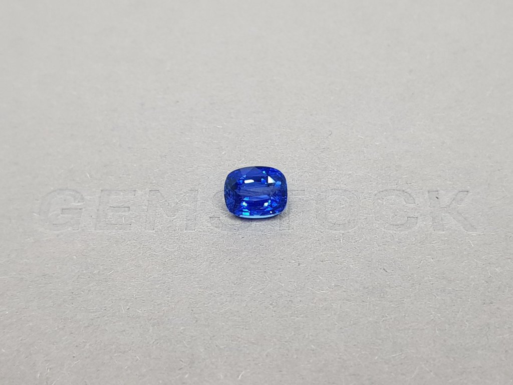 Cushion cut Royal Blue sapphire 1.52 ct, Sri Lanka Image №1