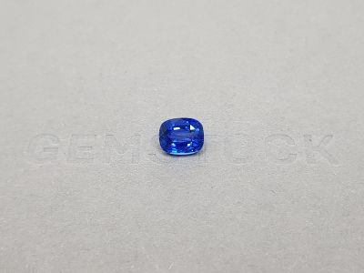 Cushion cut Royal Blue sapphire 1.52 ct, Sri Lanka photo