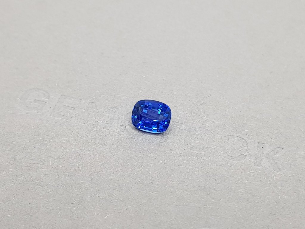 Cushion cut Royal Blue sapphire 1.52 ct, Sri Lanka Image №3