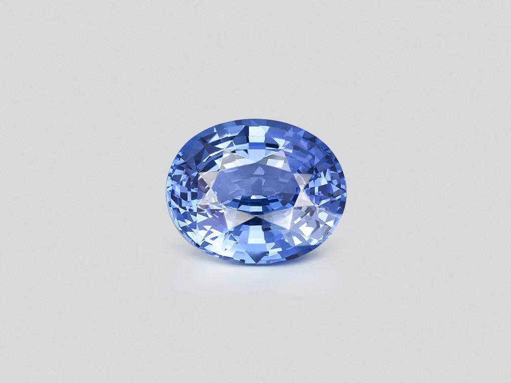 Cornflower blue sapphire in oval cut 11.54 ct, Sri Lanka Image №1