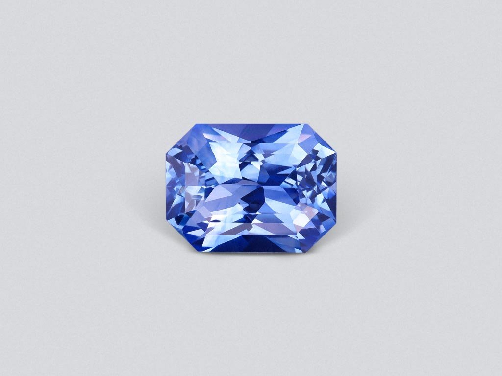 Radiant cut blue sapphire 1.55 carats, Sri Lanka Image №1