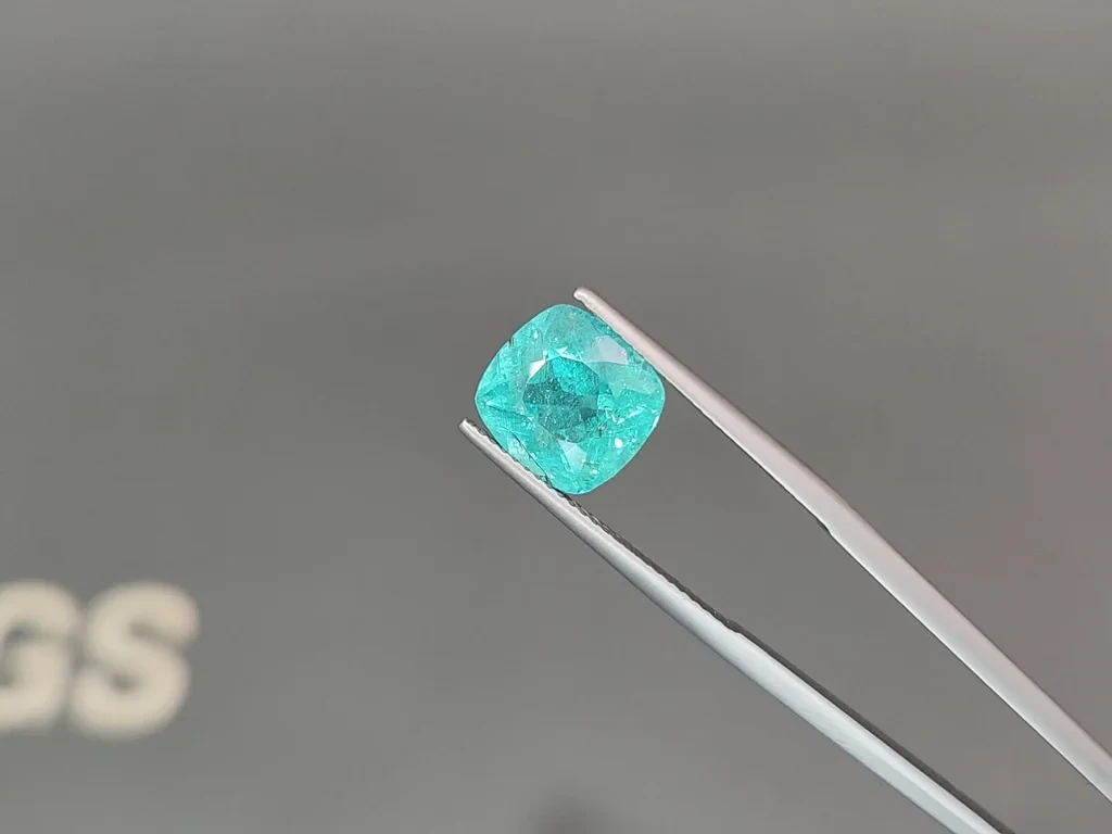 Paraiba turmalin im kissenschliff 4,31 karats, Afrika Image №3
