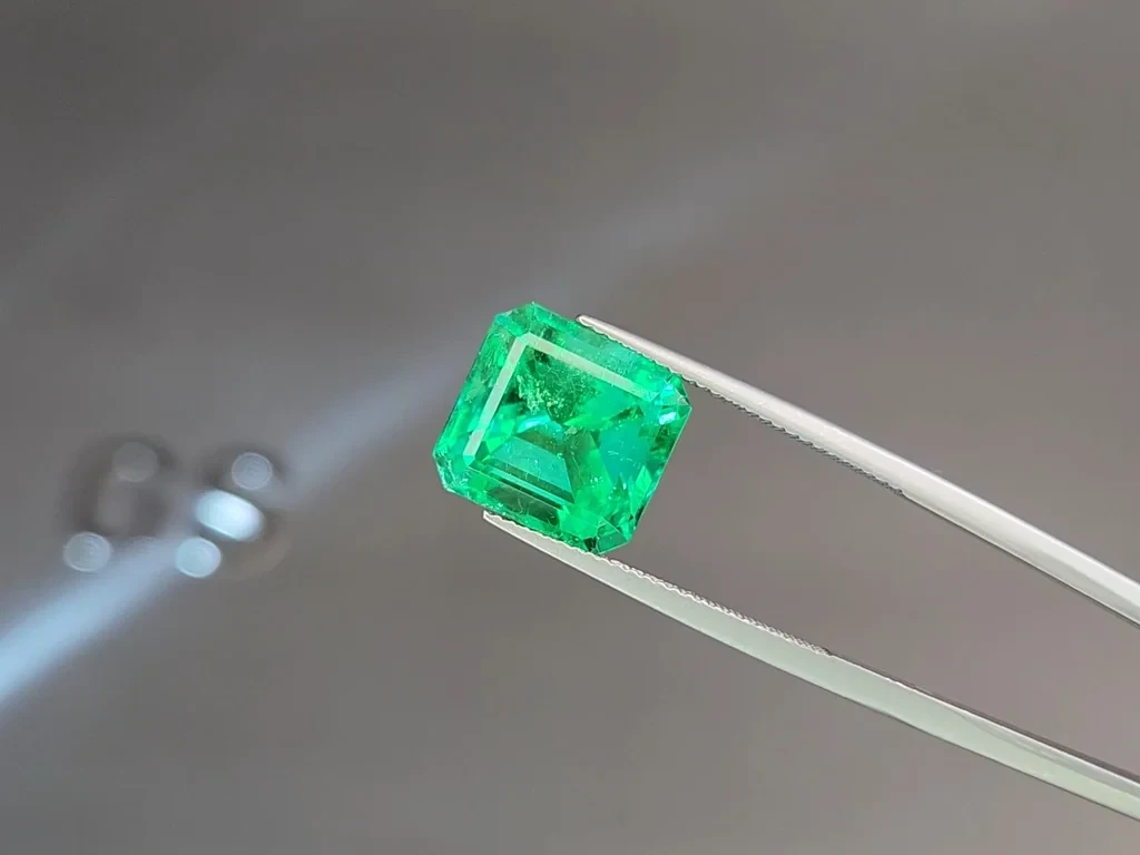 Emerald Mariposa octagon cut 8.41 carats, Colombia Image №3