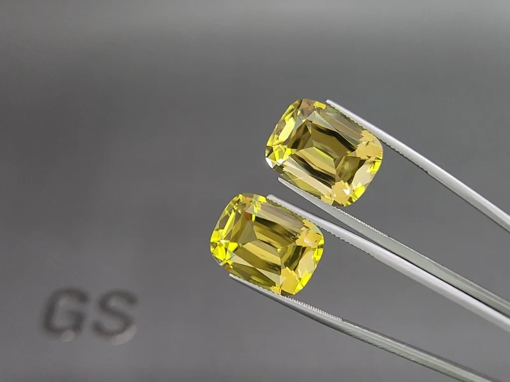 Set of citrine high precision cushion cut 45.64 carats, Africa  Image №4