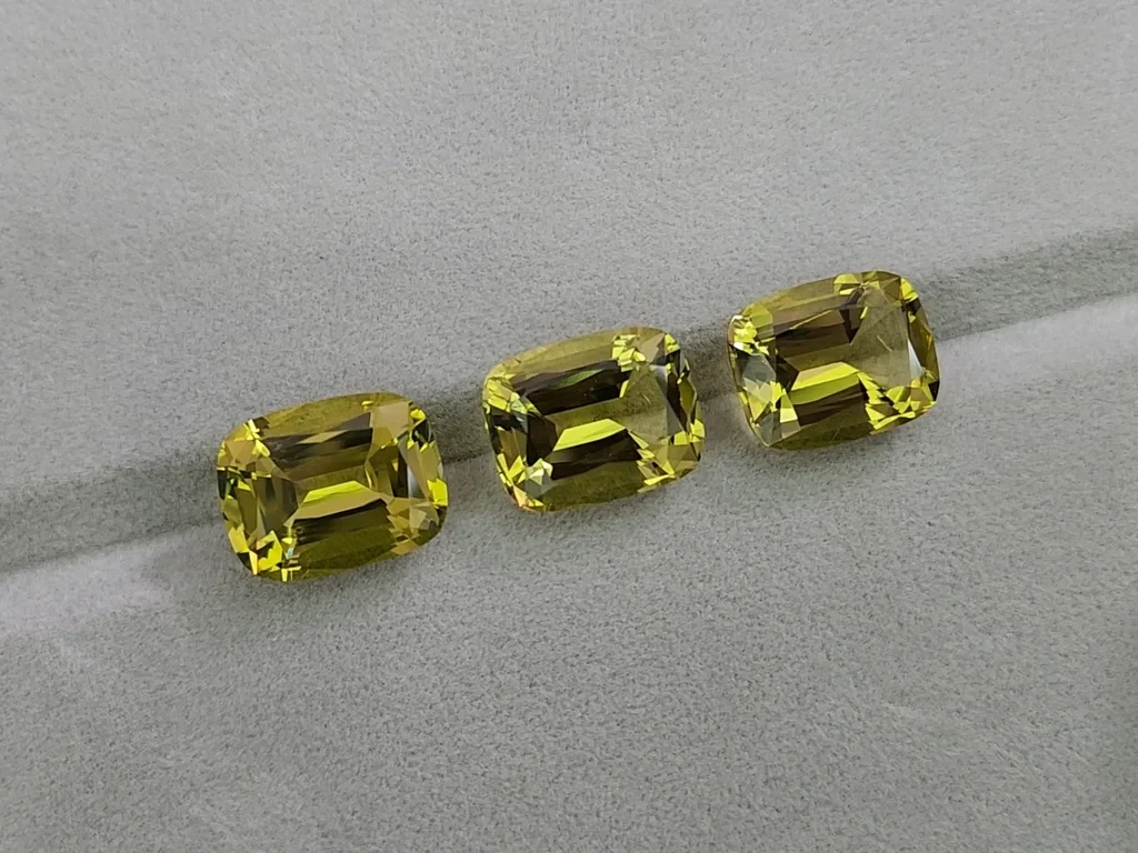 Set of citrine high precision cushion cut 45.64 carats, Africa  Image №5