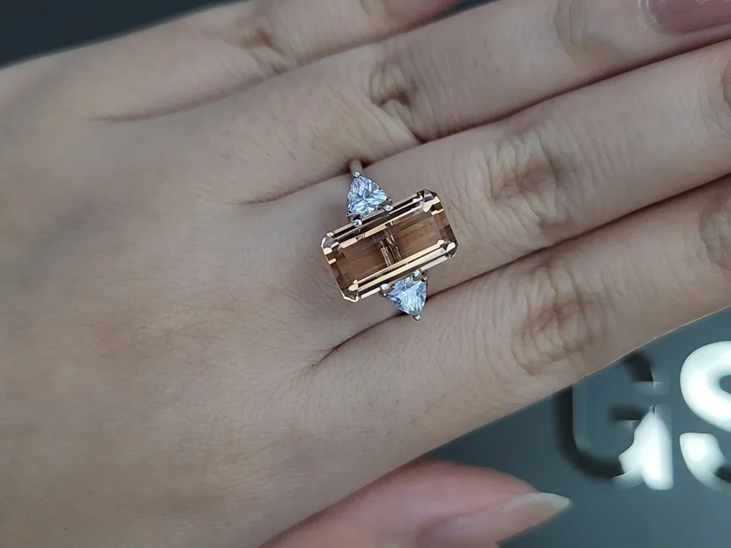 Turmalina talla octagonal 6,46 quilates, África Image №5