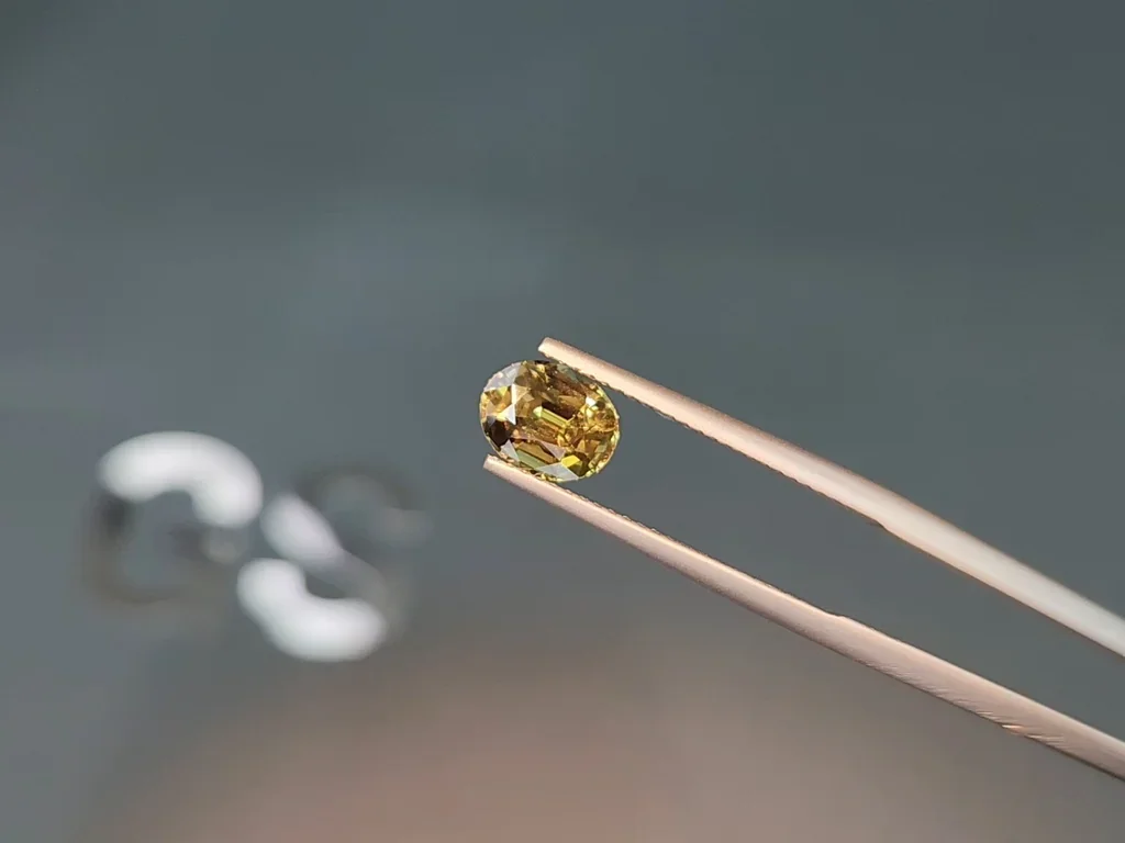 Alexandrit Farbwechsel ovalschliff 1,55 carats, Sri Lanka Image №5