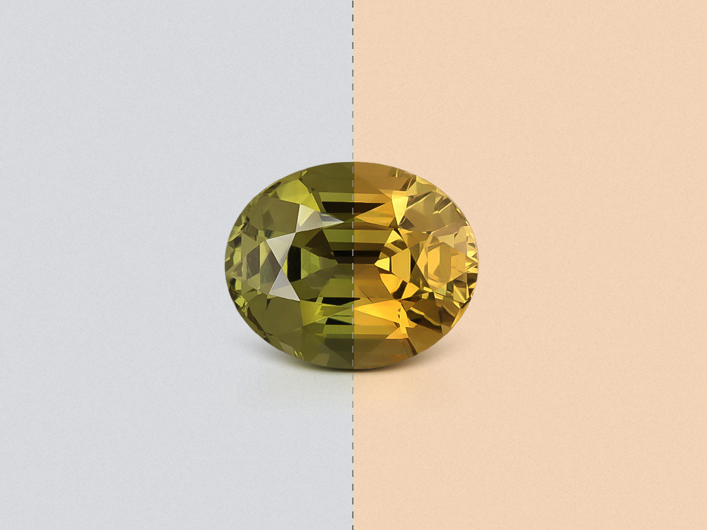 Alexandrit Farbwechsel ovalschliff 1,55 carats, Sri Lanka Image №1