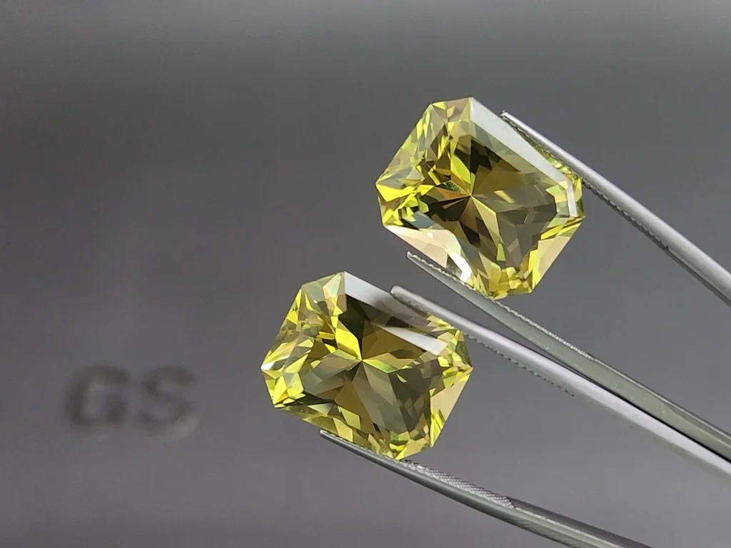 Set of lemon quartz high precision radiant cut 45.00 carats,  Africa Image №4