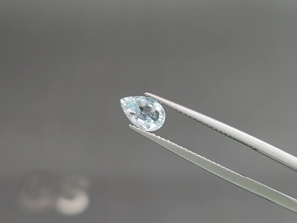 Satz aquamarine im birnenschliff 2,10 karat, Madagaskar Image №2