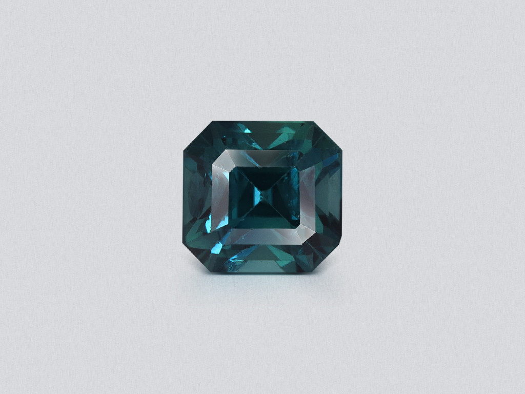 Unheated Teal sapphire octagon cut 1.06 carats, Madagascar Image №1