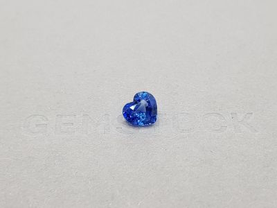 Heart cut cornflower blue Ceylon sapphire 2.08 ct photo