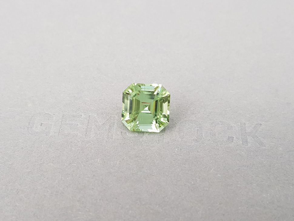 Mint color tourmaline in octagon cut 5.12 ct, Africa Image №3