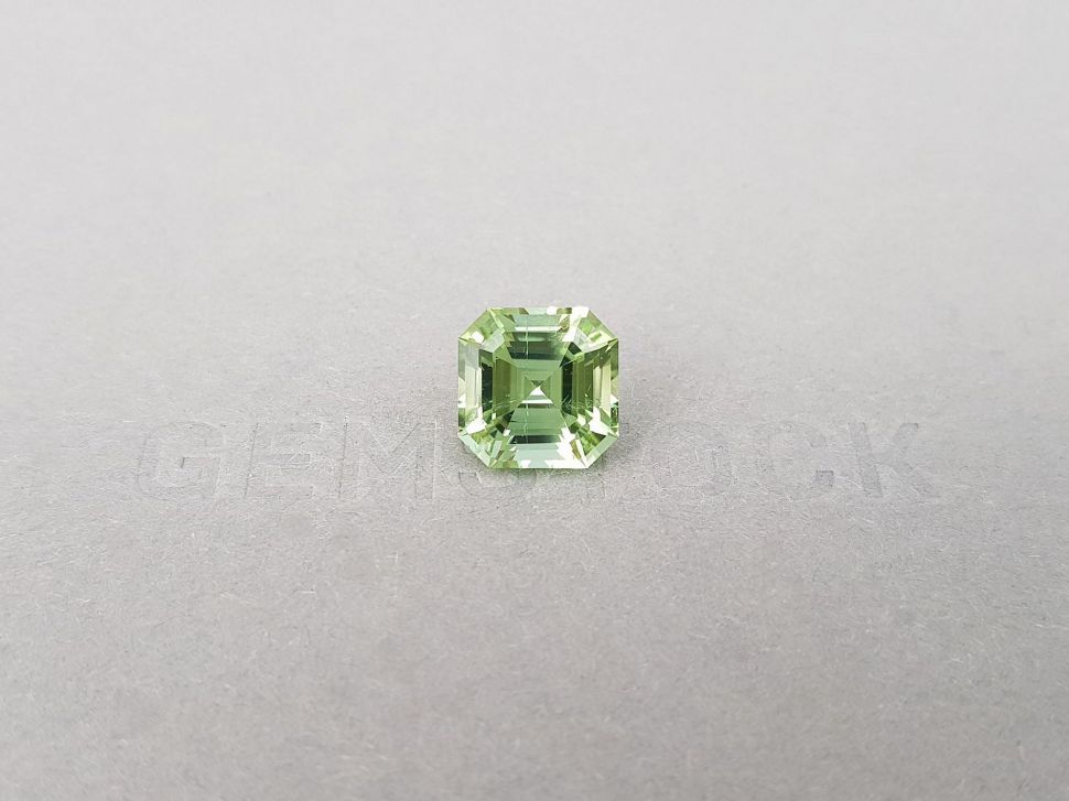 Mint color tourmaline in octagon cut 5.12 ct, Africa Image №1