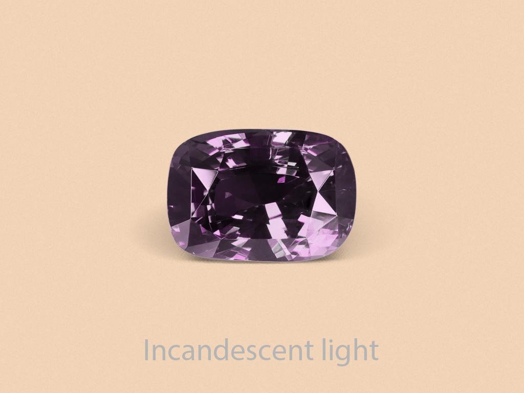 Rare alexandrite with strong color change effect in cushion cut 5.21 ct, Sri Lanka Image №3