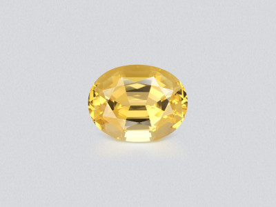 Citrine jaune de 10,41 carats, taille ovale de précision, Afrique photo