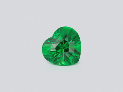 Tsavorite garnet heart shape 1.15 carats, Africa photo
