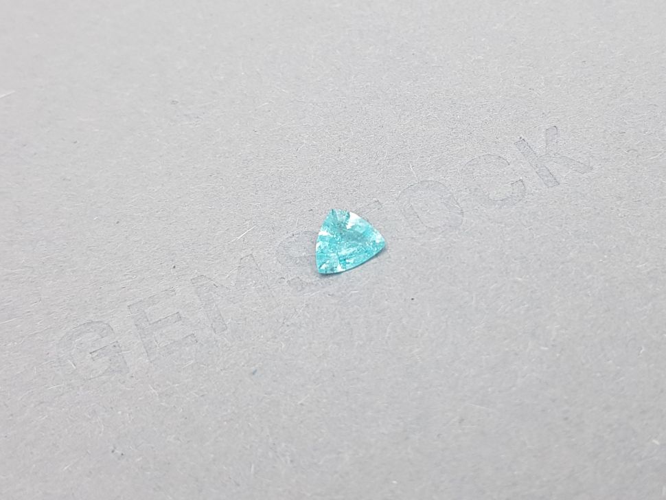 Paraiba tourmaline in a rare cut trillion 0.43 carats Image №2