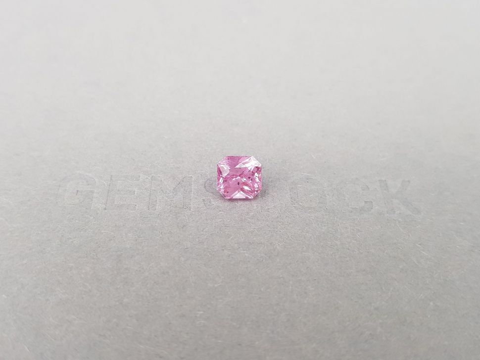 Radiant-cut pink spinel 1.42 ct from Tanzania Image №1
