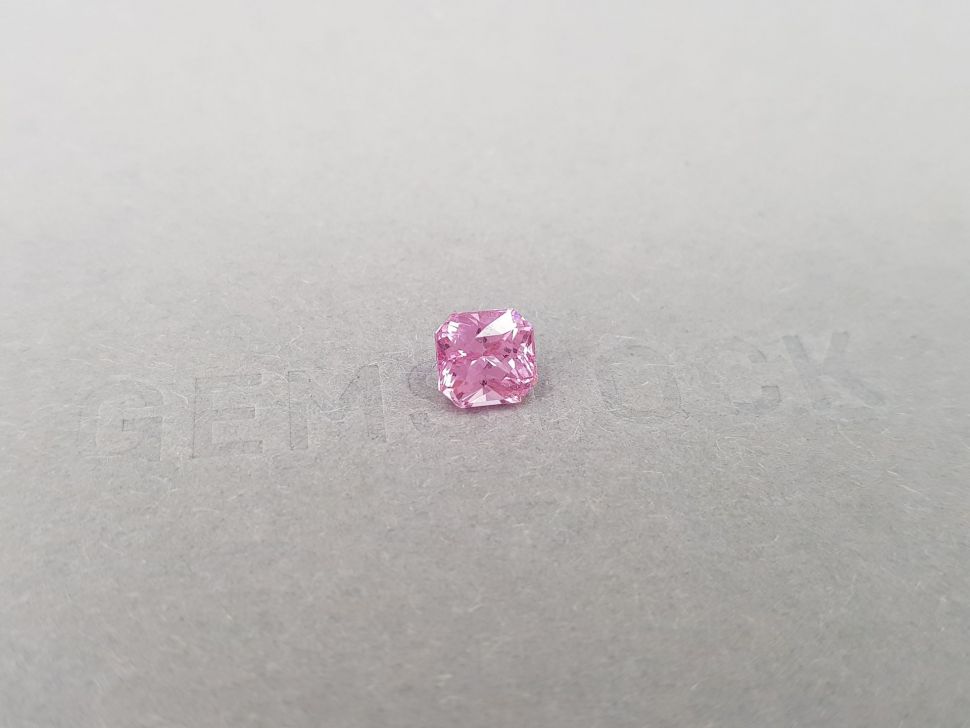 Radiant-cut pink spinel 1.42 ct from Tanzania Image №2