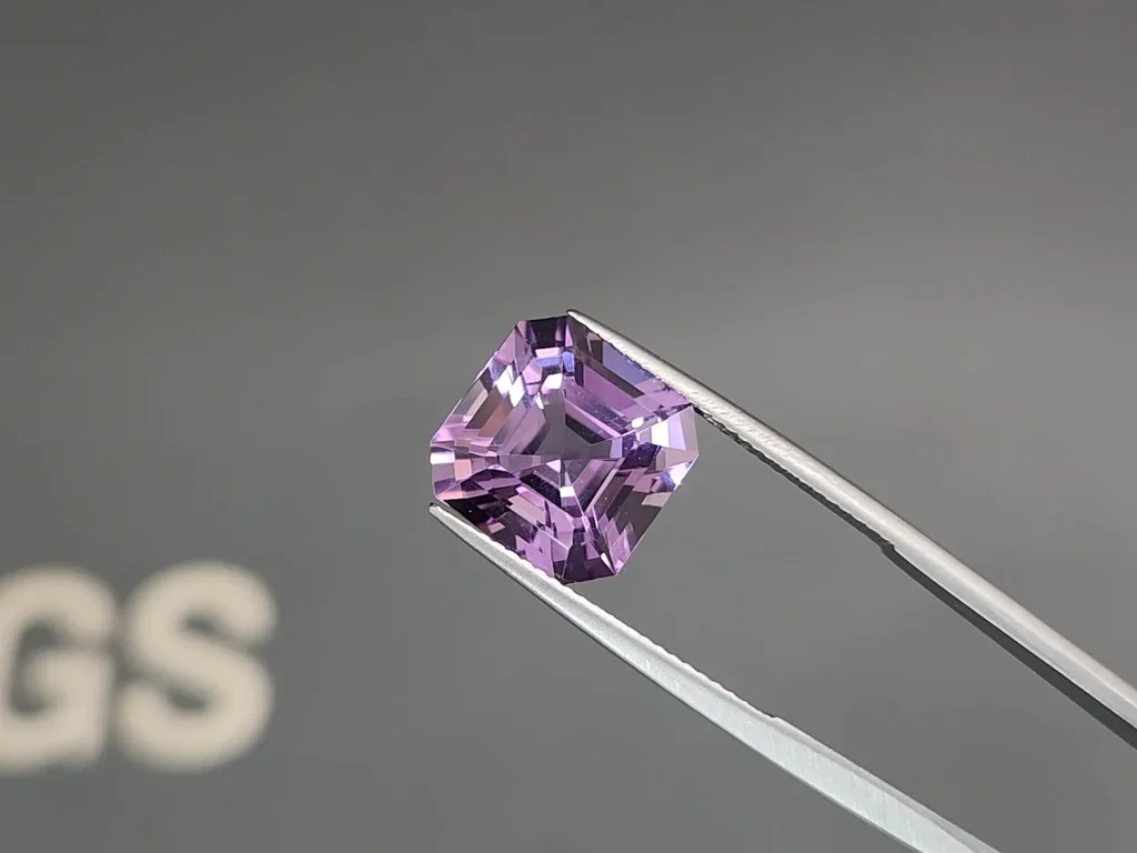 Améthyste violette taille Asscher 7,67 carats, Sri Lanka Image №3